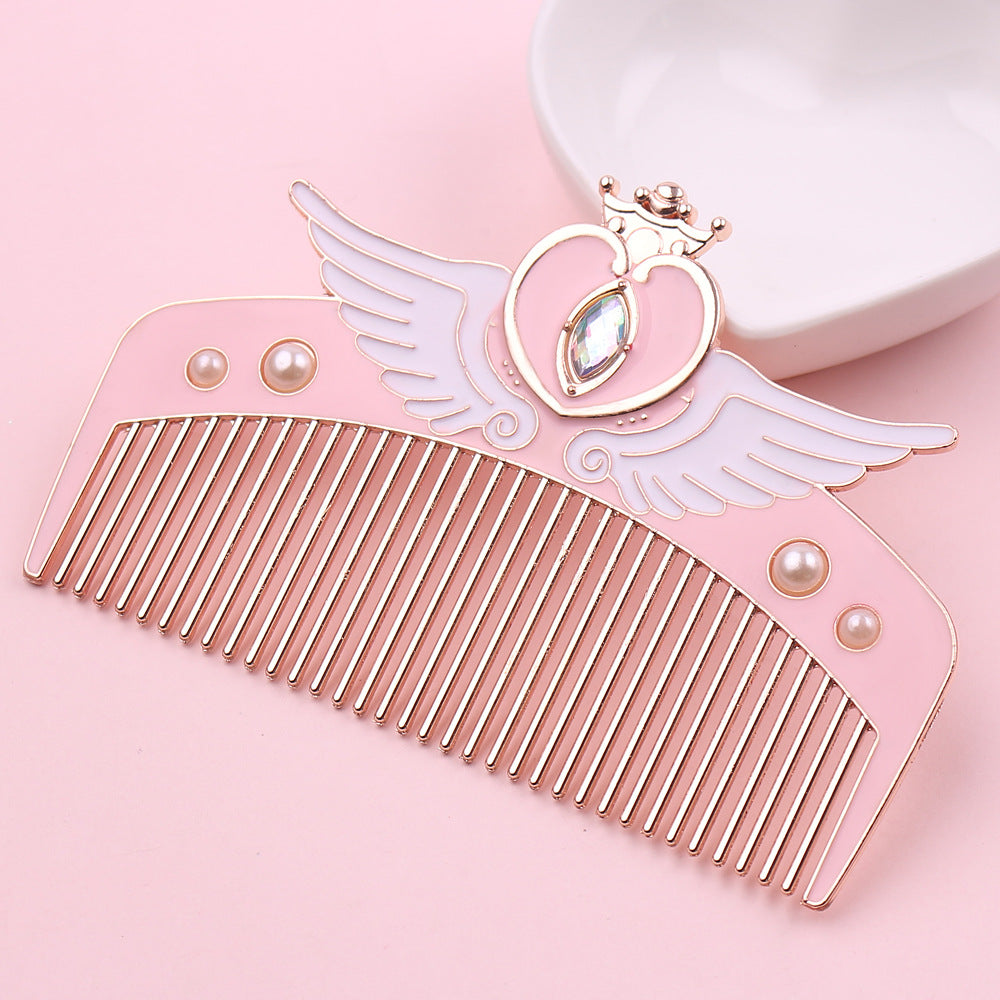 Girl Heart Creative Straight Hair Comb Cute Valentine's Day Gift