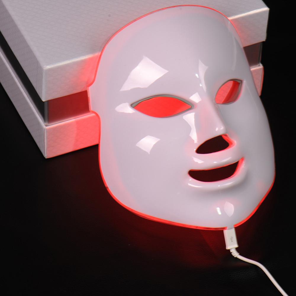 7 Colors Light Photon LED Electric Facial Mask Therapy beauty salon Anti-Aging Wrinkle Removal Skin PDT Skin Rejuvenation Device