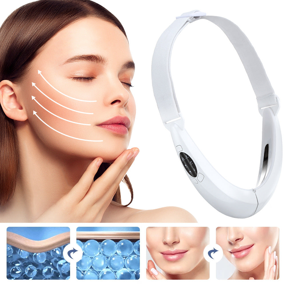 Micro Current Color Light V Face Instrument Tightening Beauty Instrument Hot Compress Lifting Face Slimming Instrument