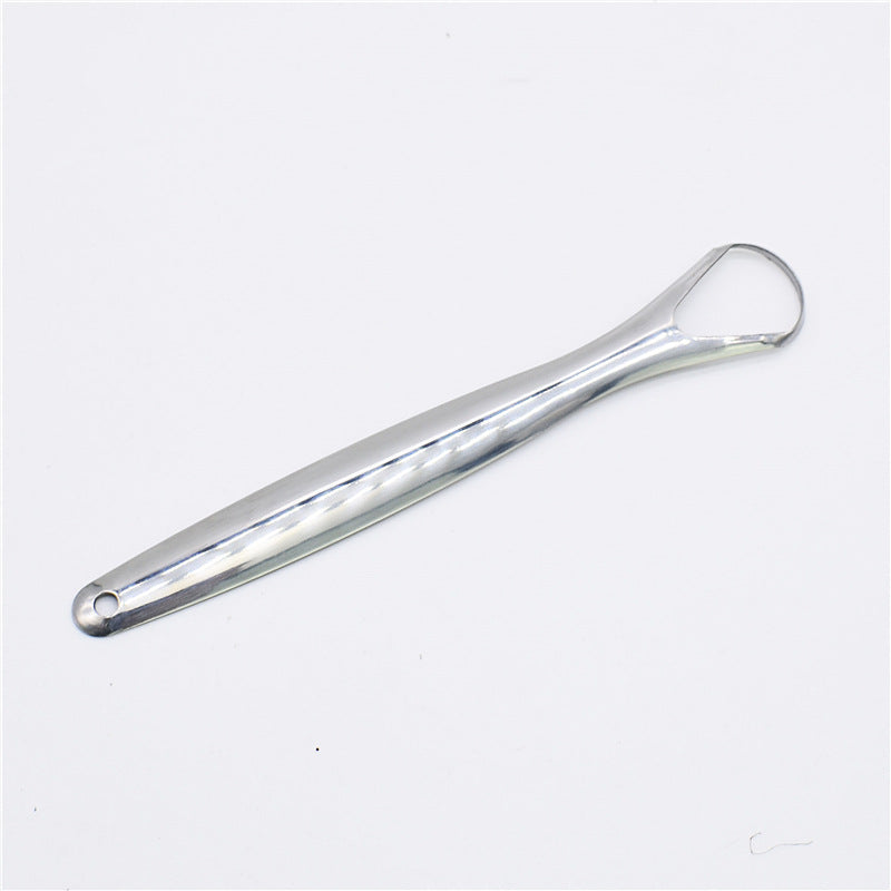 Stainless Steel Tongue Scraper Tongue Cleaner Oral Cleaning Care To Remove Bad Breath Tongue Brush Tongue Scraper