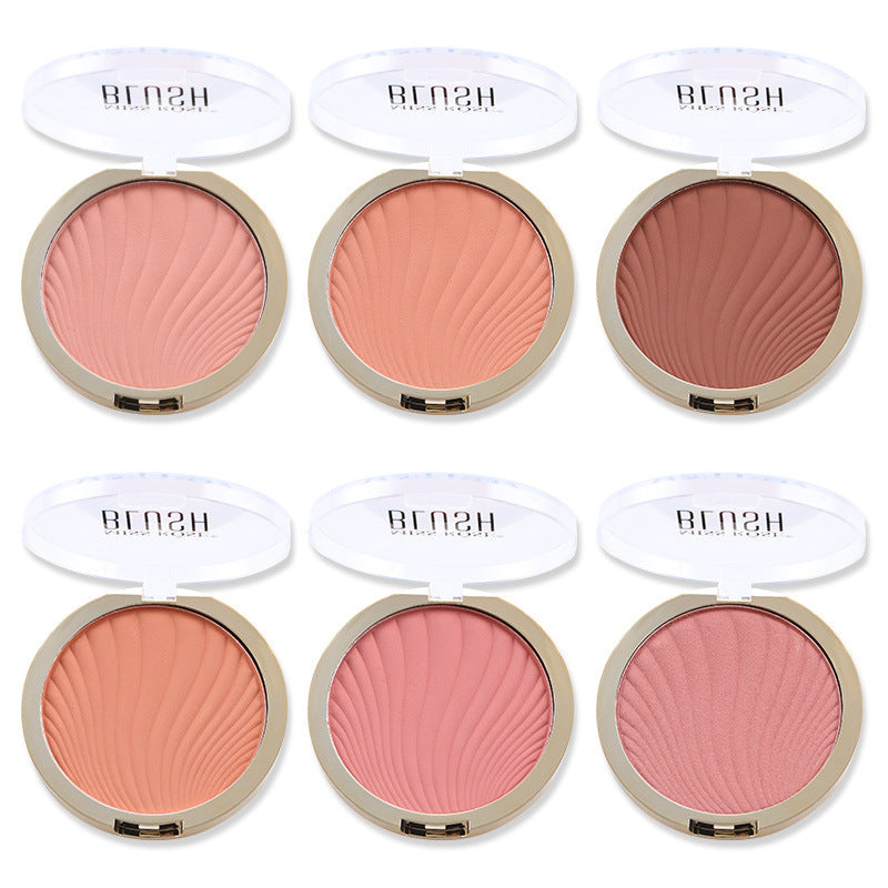 MISSROSE Six-Color Matte Highlighter Blush Blush Nude Makeup Repair Powder Brighten Skin Tone Blush Palette