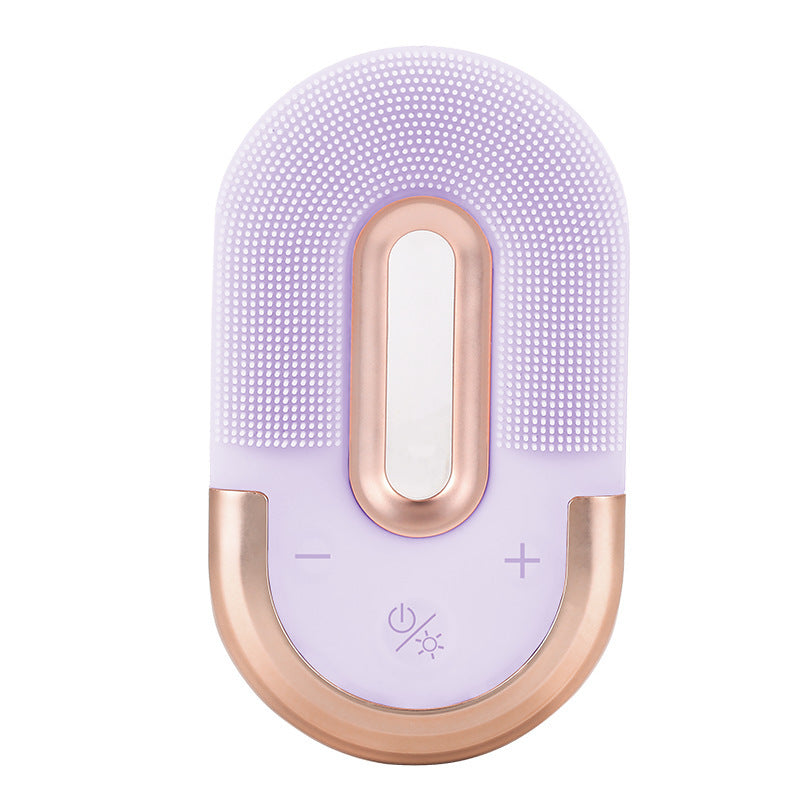 New Ultrasonic Electric Silicone Facial Cleanser Rejuvenation Pore Cleansing Face Washing Instrument Beauty Instrument