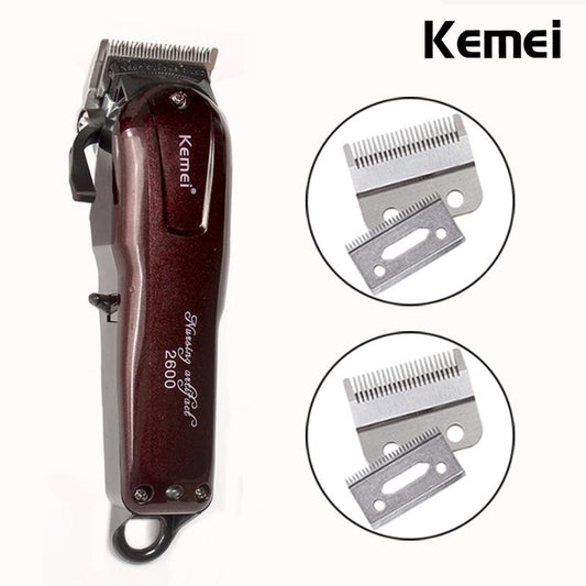Kemei Electric Washable Hair Clipper Rechargeable Professional Hair Trimmer Shaver Razor Cordless Adjustable Clipper