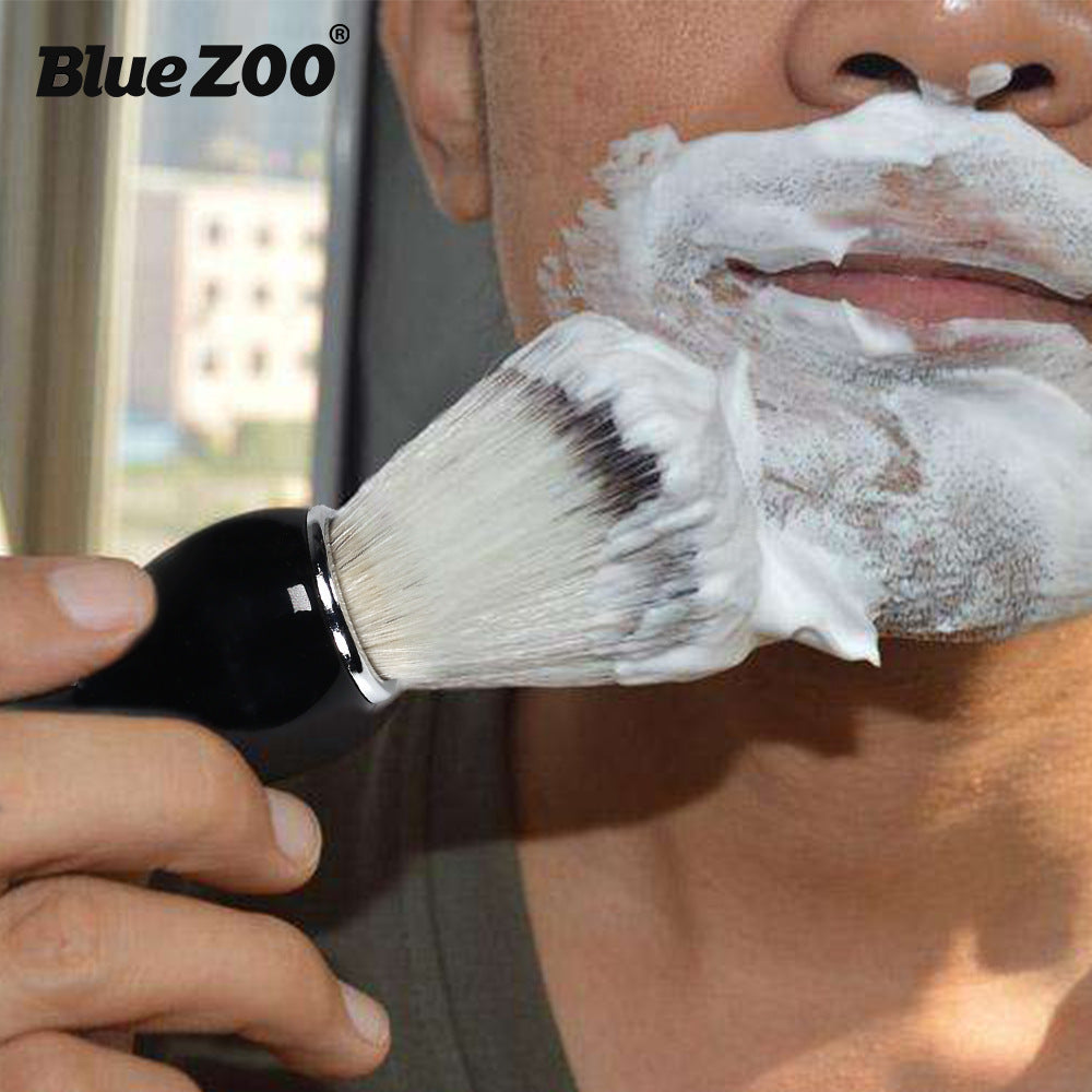 Shaving Brush Shaving Brush Metal Resin Grip Bluezoo Men's Care