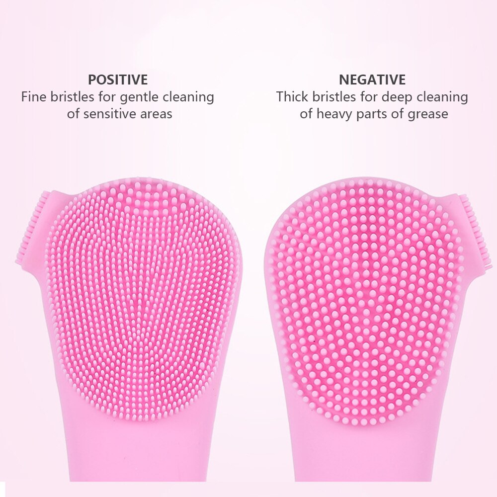 Ultrasonic electric silicone cleansing instrument