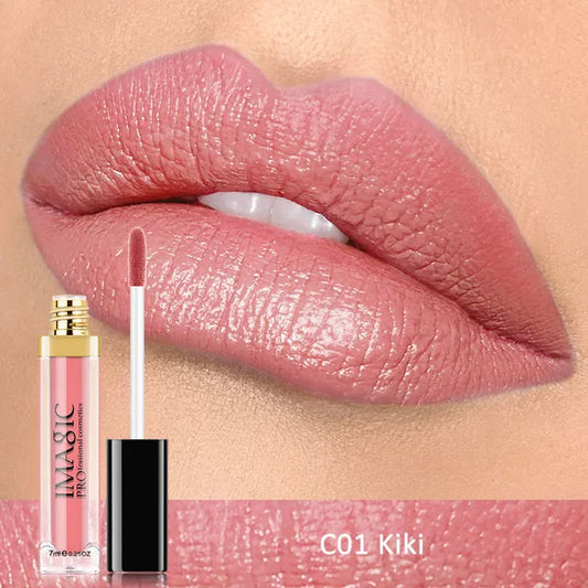 IMAGIC Waterproof Lip Gloss Matte Liquid Lipstick Matte Lipstick Lipkit Cosmetics Makeup Nude 12color