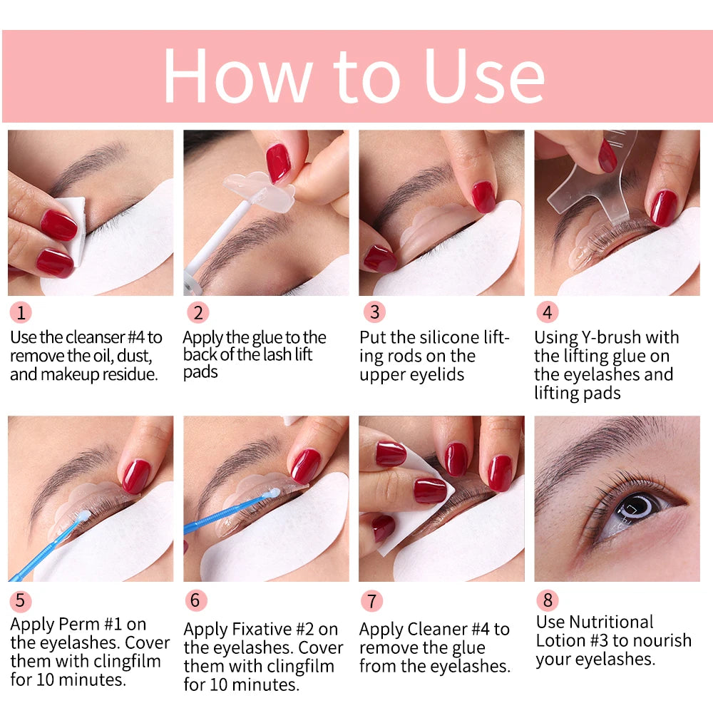 Dropshipping ICONSIGN Lash Lift Kit Lifiting Eyelash Enhancer Calia Set Lashes Perm Eyes Makeup Tools Can Do Your Logo