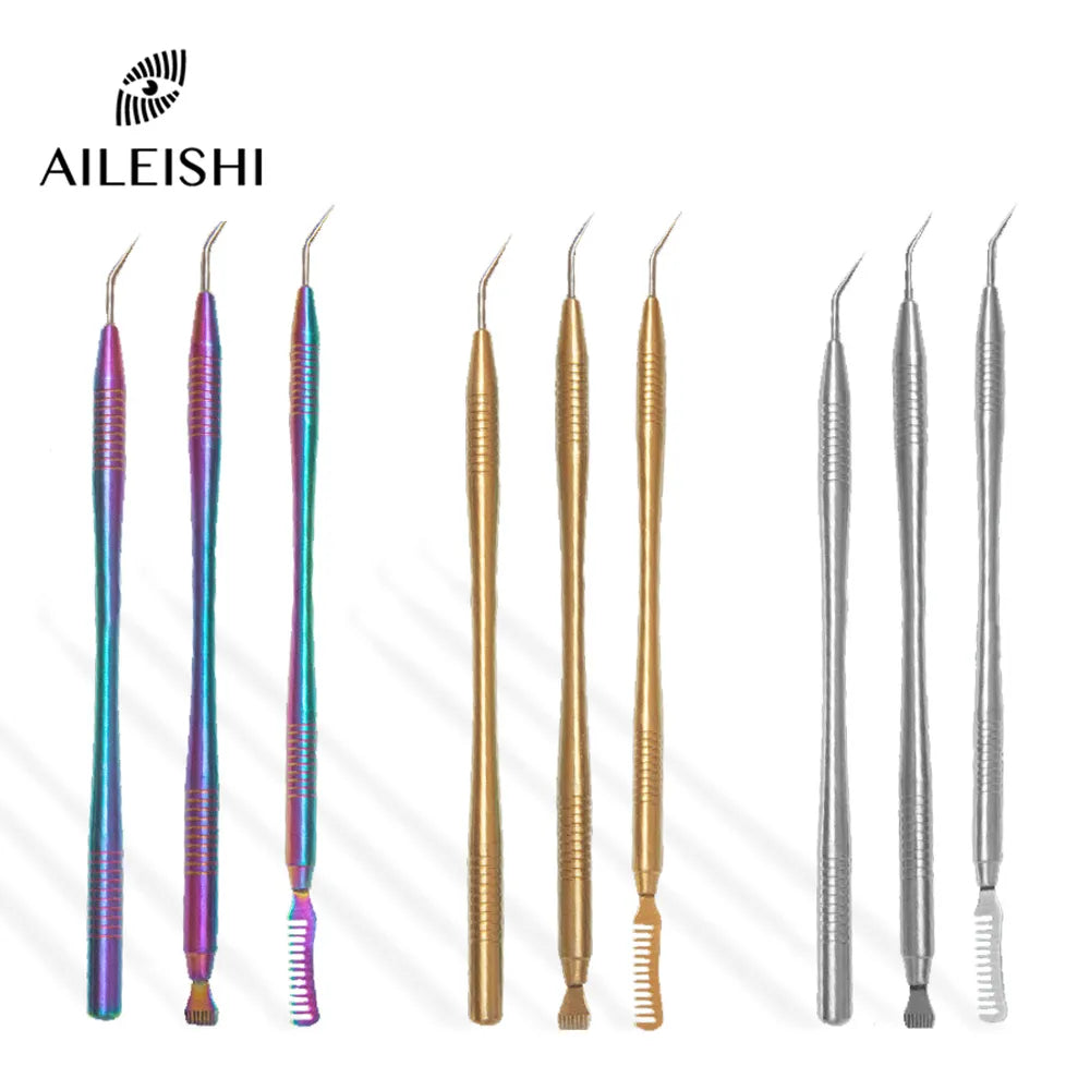 Lash Lift Curler Kit Eyelash Perming Stick Stainless Steel Cosmetic Applicator Comb Makeup Tool Eyelash Extension Supplies