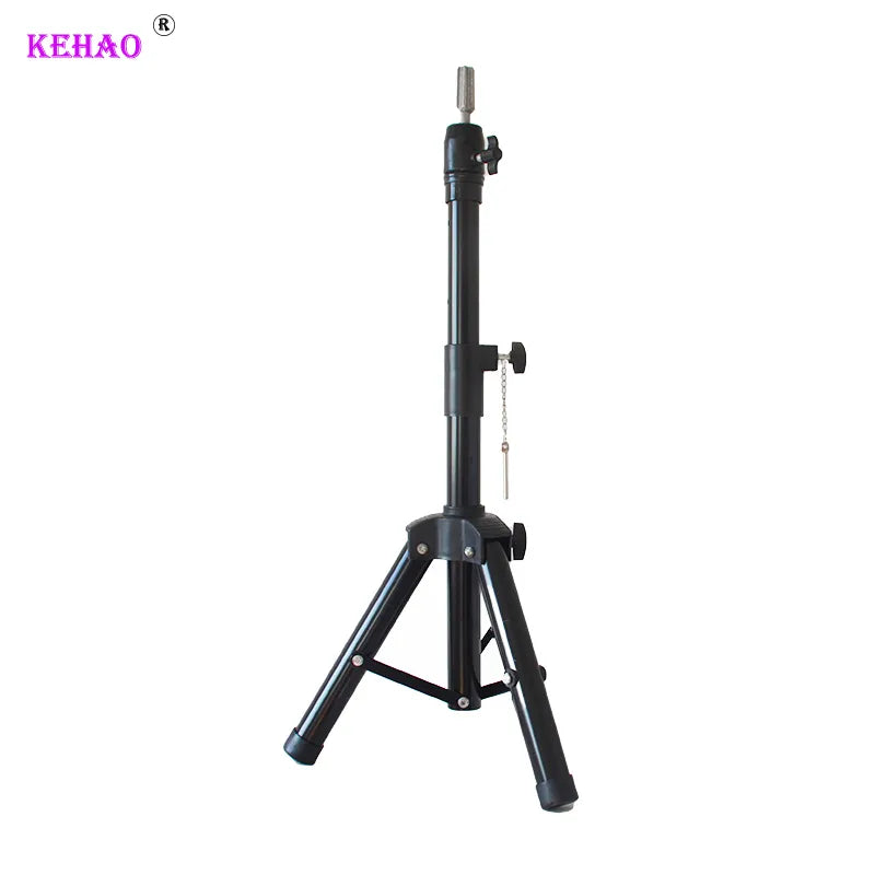 Hairdressing Wig Stand Tripod Training Mannequin Head Tripod Holder For Hairdressers Salon Styling Tripod For Wig Display Making