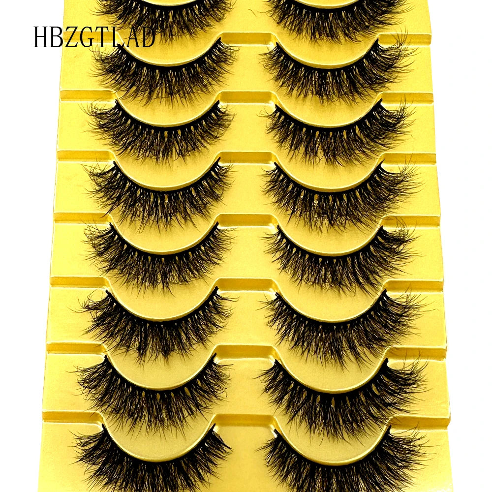 38 Styles 10 pairs natural long 3D mink false eyelashes fake lashes makeup kit Mink Lashes extension eye lashes short eyelashes