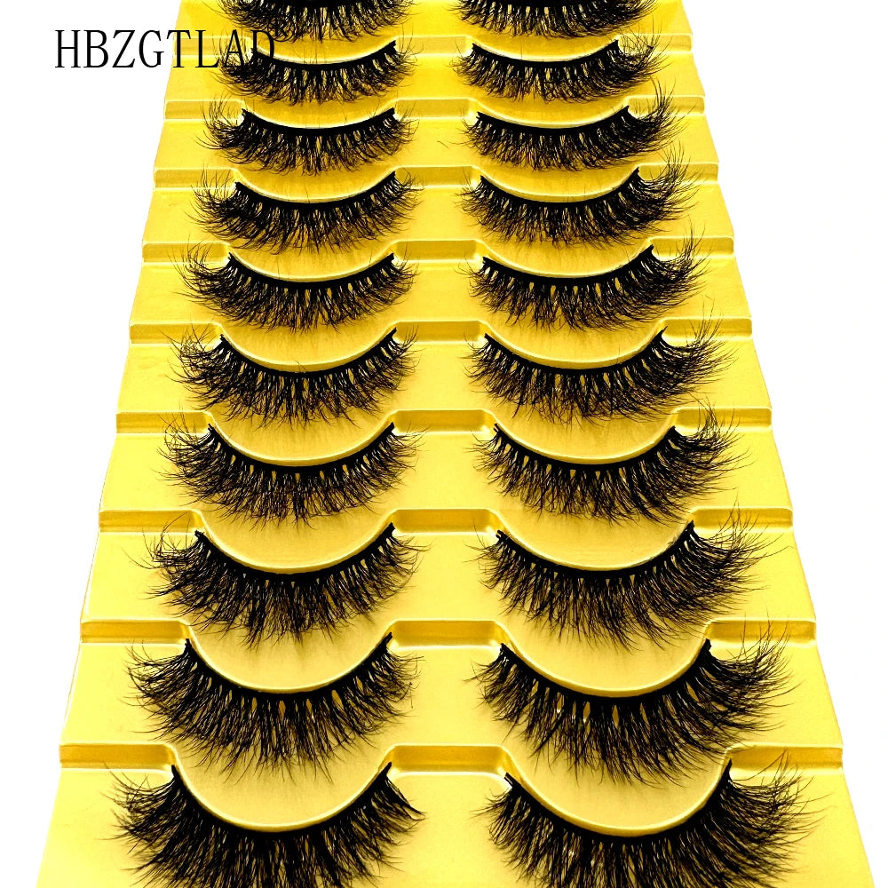 38 Styles 10 pairs natural long 3D mink false eyelashes fake lashes makeup kit Mink Lashes extension eye lashes short eyelashes