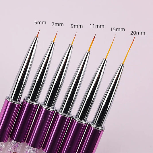 Nail Art Brush Line Painting Pen Gel UV Manicure Tools 1PCS