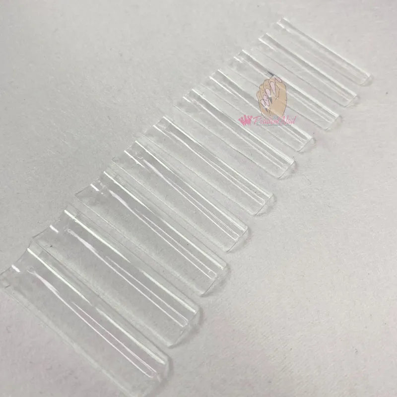 500pcs Flat Square XXL Long Acrylic Nail Tips Flatter Straight Non C Curve Half Cover False Nails Tip Manicure Tool