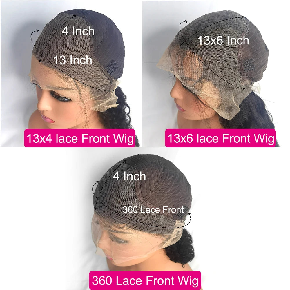 30 40 Inch Straight Lace Front Wigs Human Hair 360 Full Lace Wigs For Women Brazilian Pre Plucked 13x4 13x6 Hd Lace Frontal Wig