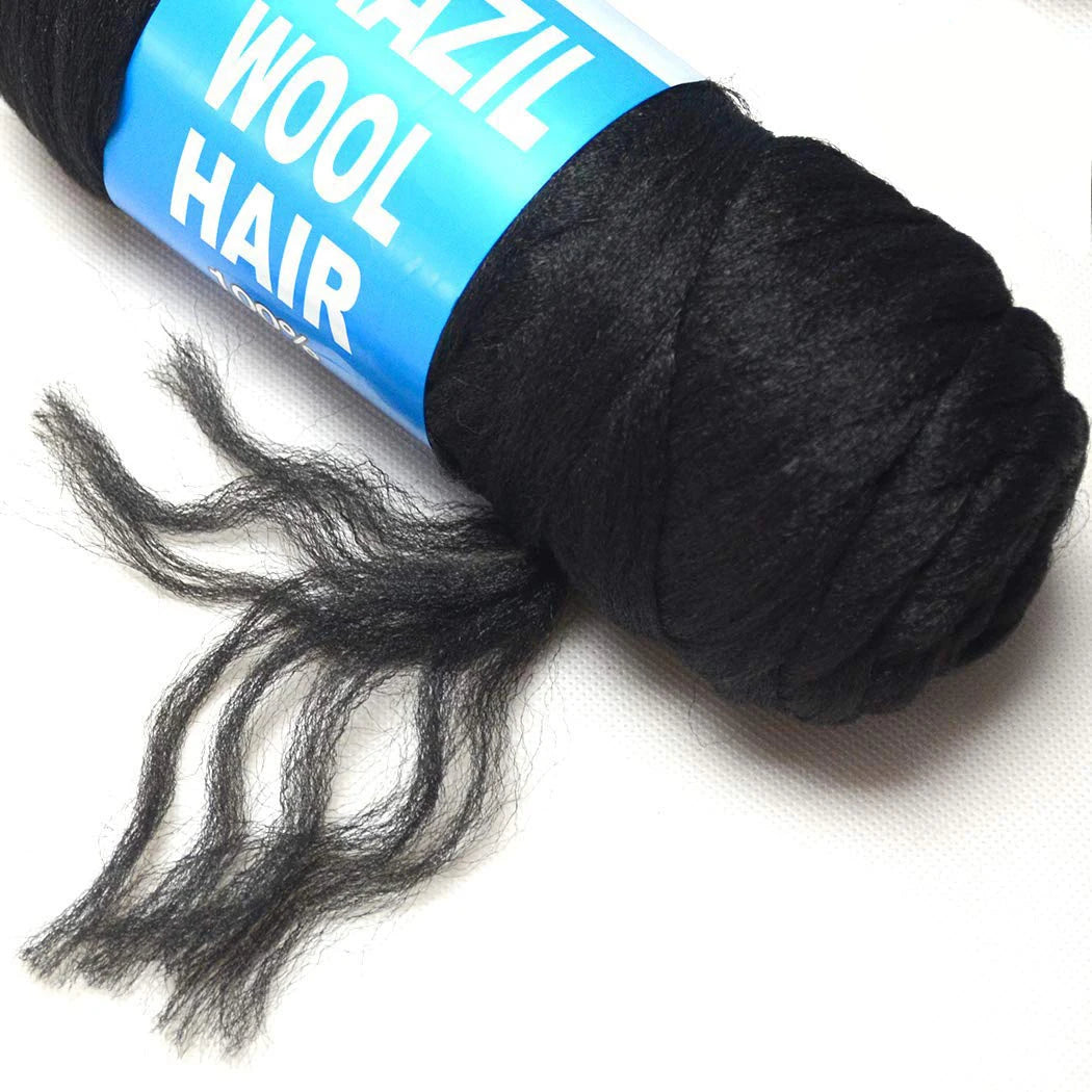 Wholesale Brazilian Wool Hair Extension For Women Kids African Yaki Synthetic Senegalese Twist Faux Locs Jumbo Braiding Hair