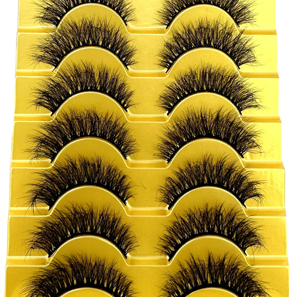 38 Styles 10 pairs natural long 3D mink false eyelashes fake lashes makeup kit Mink Lashes extension eye lashes short eyelashes