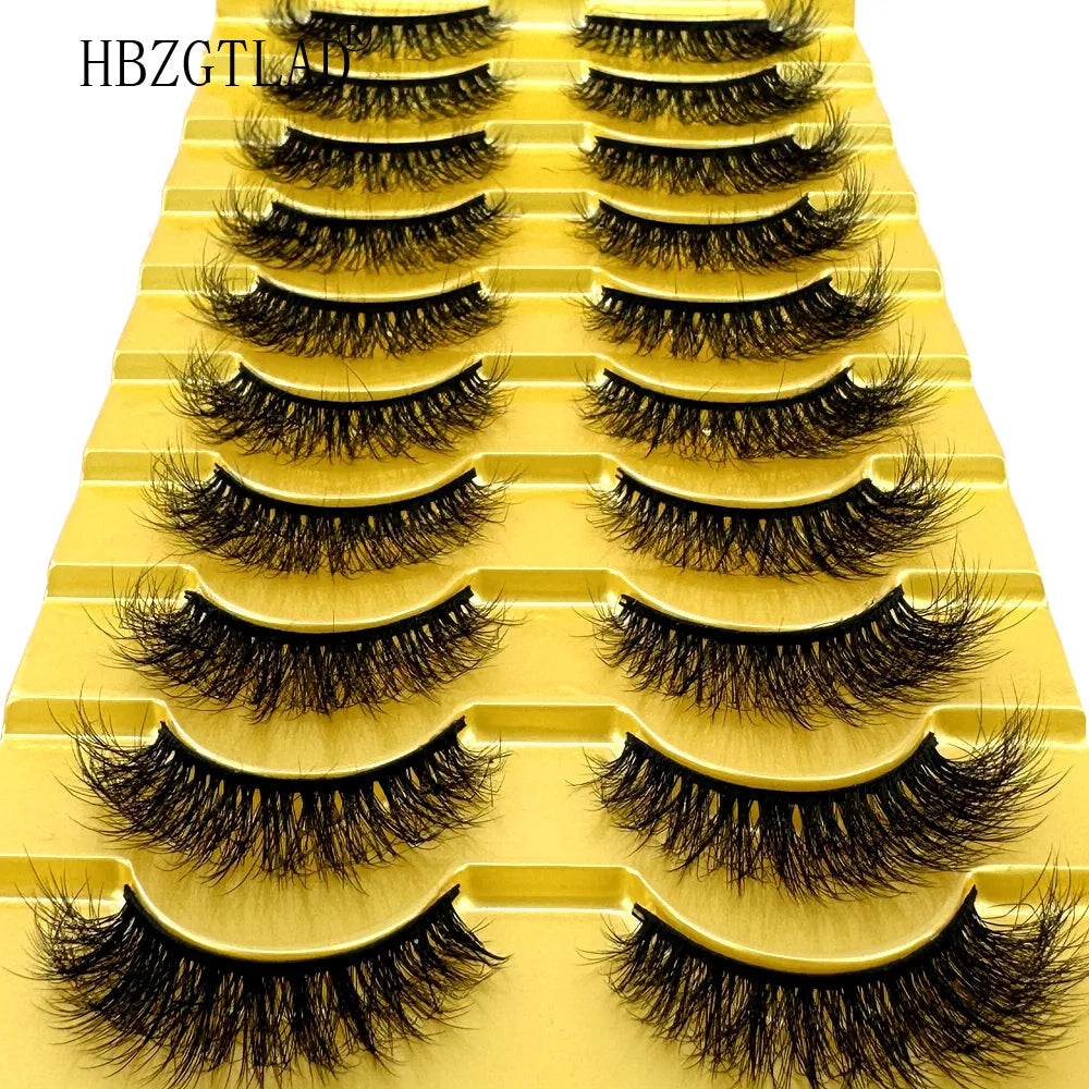 38 Styles 10 pairs natural long 3D mink false eyelashes fake lashes makeup kit Mink Lashes extension eye lashes short eyelashes