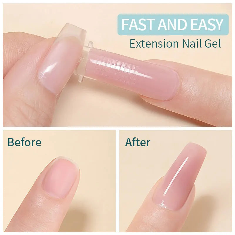 Poly UV Gel Kit All for Manicure Gel Nail Extension Set Slip Solution Builder Acrylic Gel Polish Nail Art Tool Design Fingertips
